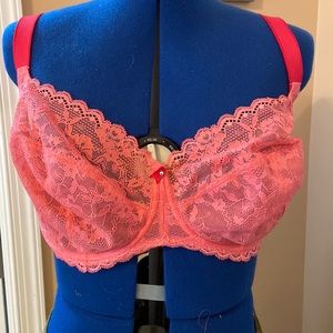 Freya Pink Unlined Lace Balconette